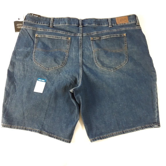 NWT New Lee Bermuda Denim Jean Shorts 26W Plus - Picture 2 of 7